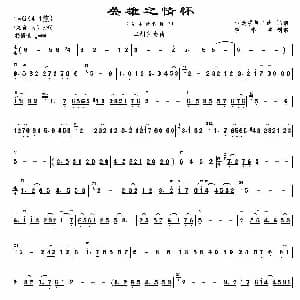 二胡谱 | 英雄之情怀