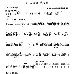 笛子谱 | 月亮走 我也走 胡积英