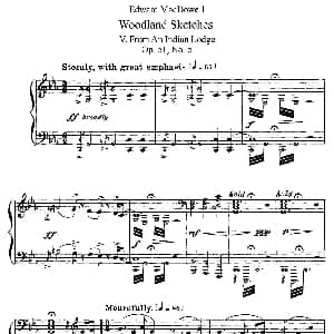 Woodland Sketches Op.51 钢琴谱 爱德华 亚力山大 麦克道威尔