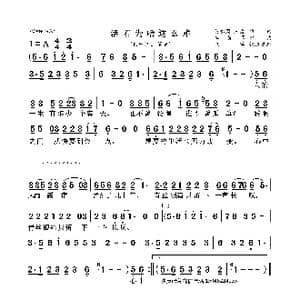 活着为啥这么难_歌曲简谱_词曲:黄鳞闳 三力 李勇军