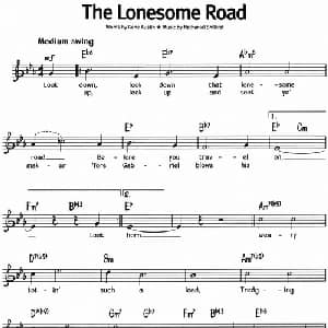 蓝调音乐:The Lonesome Road_外国歌谱