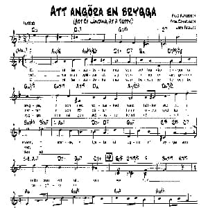 ATT ANGORA EN BRYAAG 降B爵士乐谱