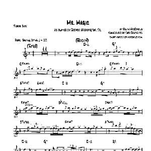 萨克斯谱 | Mr Magic 次中音萨克斯