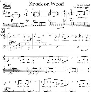 Knock on Wood 钢琴谱