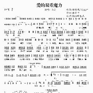 爱的双重魔力_歌谱投稿