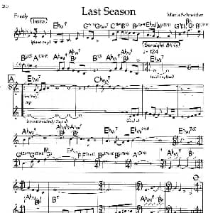 Last Season 钢琴谱