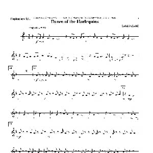 Dance of Harlequins 次中音号分谱