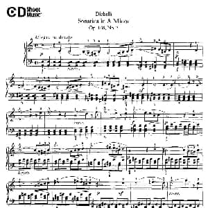 7 Piano Sonatinas Op.168 钢琴谱 安东 狄亚贝利