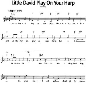蓝调音乐:Little David Play On Your Harp_外国歌谱