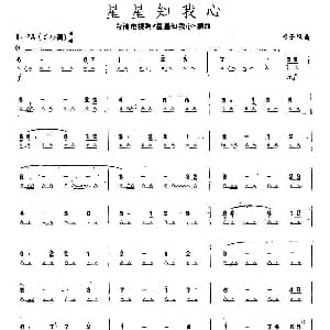 口琴谱 | 星星知我心 李子恒