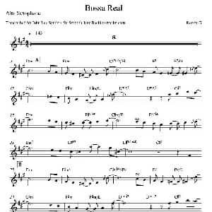 萨克斯谱 | Bossa Real 中音萨克斯