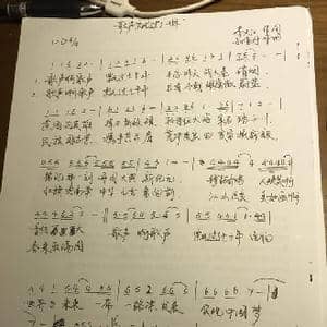 歌声飘过七十年_歌曲简谱_词曲:李大江 孙勇丹 博士