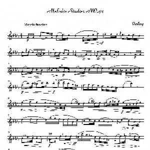 萨克斯谱 | 四十八首旋律练习曲之四十三