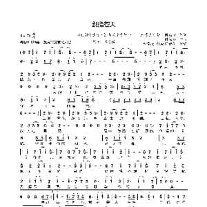 剑指苍天_歌曲简谱_词曲:唐家大小姐 陈致逸 陈致逸