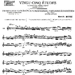 长笛曲谱 | Moyse 25 Studies after Czerny flute 10 25首改编自车尔尼作品的练习曲 Moyse