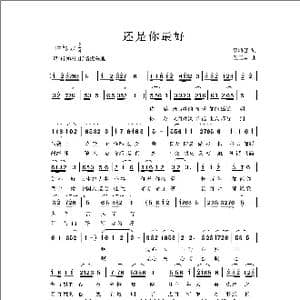 还是你最好_歌曲简谱_词曲:李幼容 侯卫国