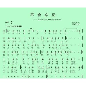 不会忘记_歌曲简谱_词曲:黄元标 邱彦鸿