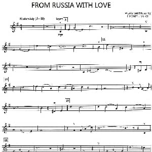 小提琴谱 | FROM RUSSIA WITH LOVE