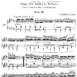 Czerny 30 New Studies 12 钢琴谱 Czerny