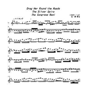 Drag Her Round the RoadsThe Silver SpireThe Congress Reel_歌曲简谱