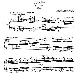 Toccata, Adagio and Fugue in C Major BWV 564 钢琴谱 约翰 塞巴斯蒂安 巴赫原曲 布索尼改编