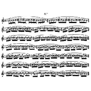 小提琴谱 | 舍夫契克 左手技巧练习第8课小提琴谱