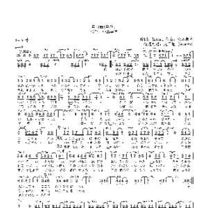 日 雪の華_歌曲简谱_词曲:Satomi 松本良喜