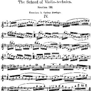 小提琴谱 | 史拉迪克小提琴技术练习 第3册 Ⅳ