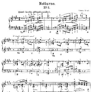 Notturnos S.541 钢琴谱 弗兰茨 李斯特