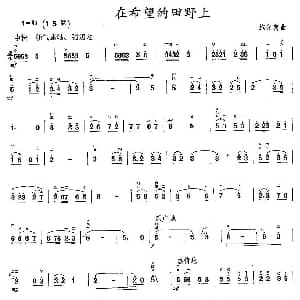 二胡谱 | 在希望的田野上 施光南