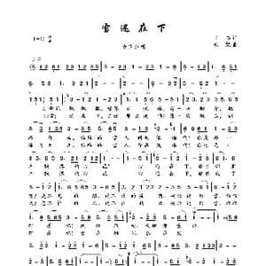雪还在下_歌曲简谱_词曲:丁杰 歌奴