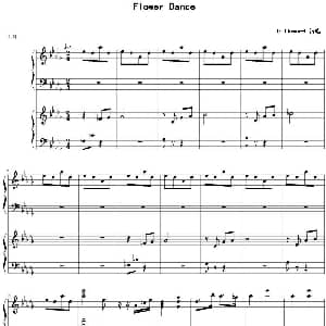 Flower Dance 钢琴谱