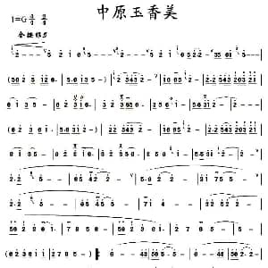 葫芦丝谱 | 中原玉香美