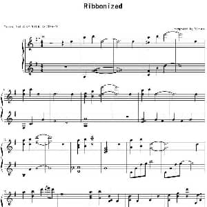 Ribbonized 钢琴谱 Yiruma