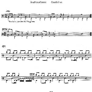 Audioslave Cochise 爵士鼓谱