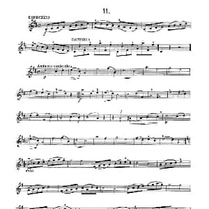 小提琴谱 | 36 Studi Melodici E Facilissimi Op.48之11—20 36首容易旋律 作品.48 Charles Dancla 丹克拉