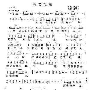 我要飞翔_歌谱投稿_词曲:吴叶玉 李林平