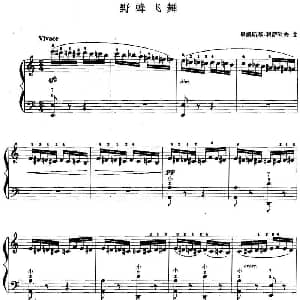 手风琴谱 | 儿童手风琴曲 野蜂飞舞 里姆斯基 科萨科夫