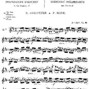 小提琴谱 | 顿特24首小提琴练习曲 作品37—6 顿特