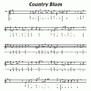 口琴谱 | Country Blues 布鲁斯
