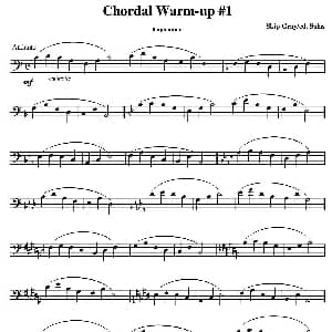 Chordal Warm up Euphonium 大号练习教材选曲