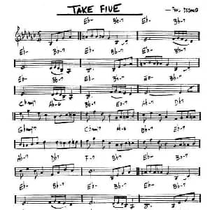 萨克斯谱 | Take Five