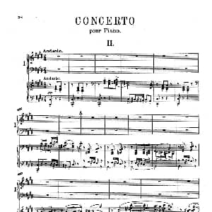 Piano Concerto in E Major Op.59 钢琴谱 莫里兹 莫什科夫斯基