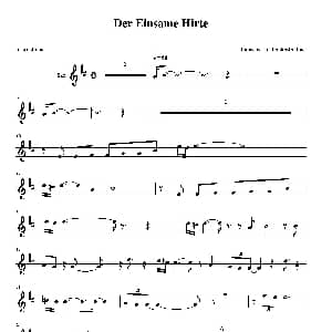 萨克斯谱 | Der Einsame Hirte 詹姆斯 拉斯特 James Last