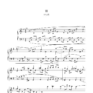 肖斯塔科维奇—前奏曲 钢琴谱 肖斯塔科维奇