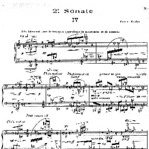 布莱兹第二钢琴奏鸣曲 钢琴谱 皮埃尔 布莱兹