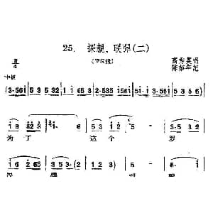 扬剧 探亲 联弹 二 罗汉钱 选段 高秀英