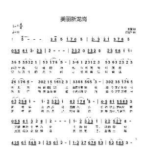 美丽新龙岗_歌曲简谱_词曲:张奎 黄进军