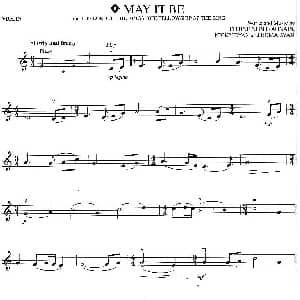 小提琴谱 | MAY IT BE