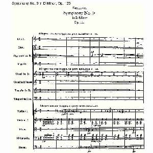 D小调第九交响曲 Op.125第一乐章 一